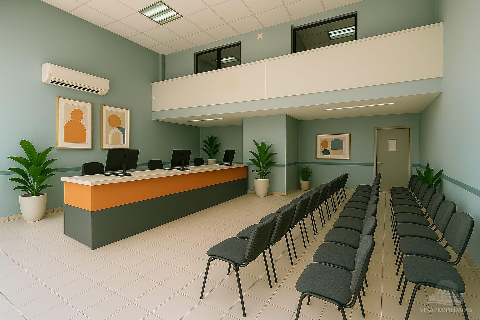 Arriendo amplio local comercial  centro Quilpué — 130 m², 2 pisos, 3 oficinas, cocina y 2 baños