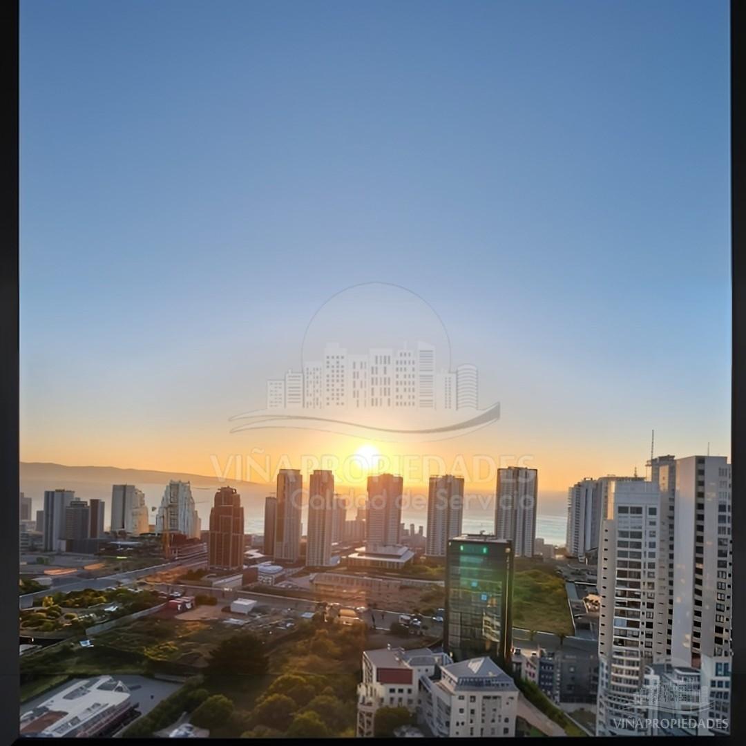  Departamento con Vista Poniente | 3 Dormitorios, 2 Baños y 2 Terrazas | 90,81 m² Totales | Estacionamiento y Bodega | Edificio Brisas de Montemar, Concón