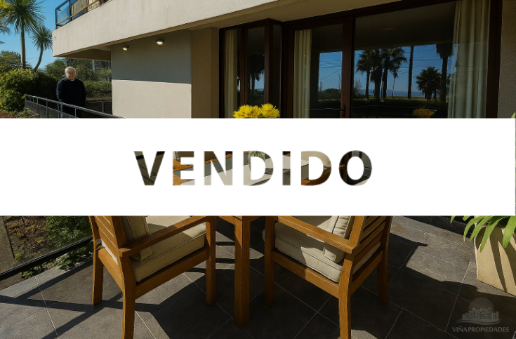 Venta Departamento AMOBLADO 3D/3B con 20 m2 de Terraza Perimetral y Estacionamiento – Viña del Mar