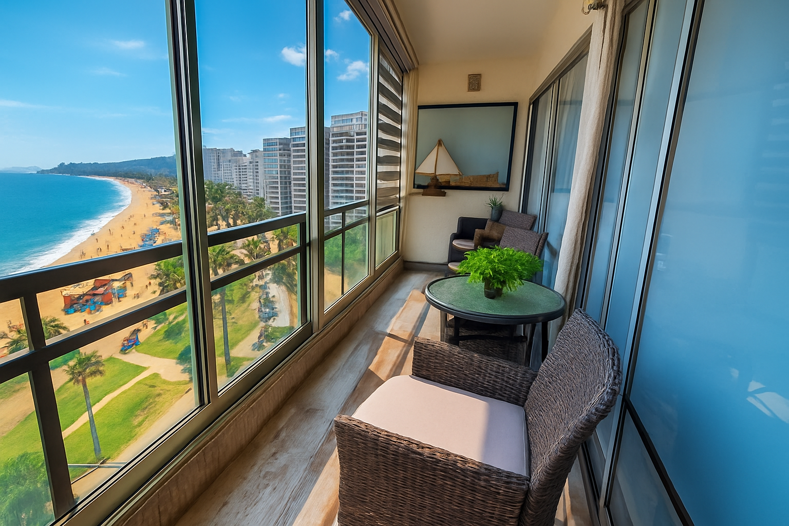 Venta Depto.vista Al Mar Avda,san Martin Viña Del Mar